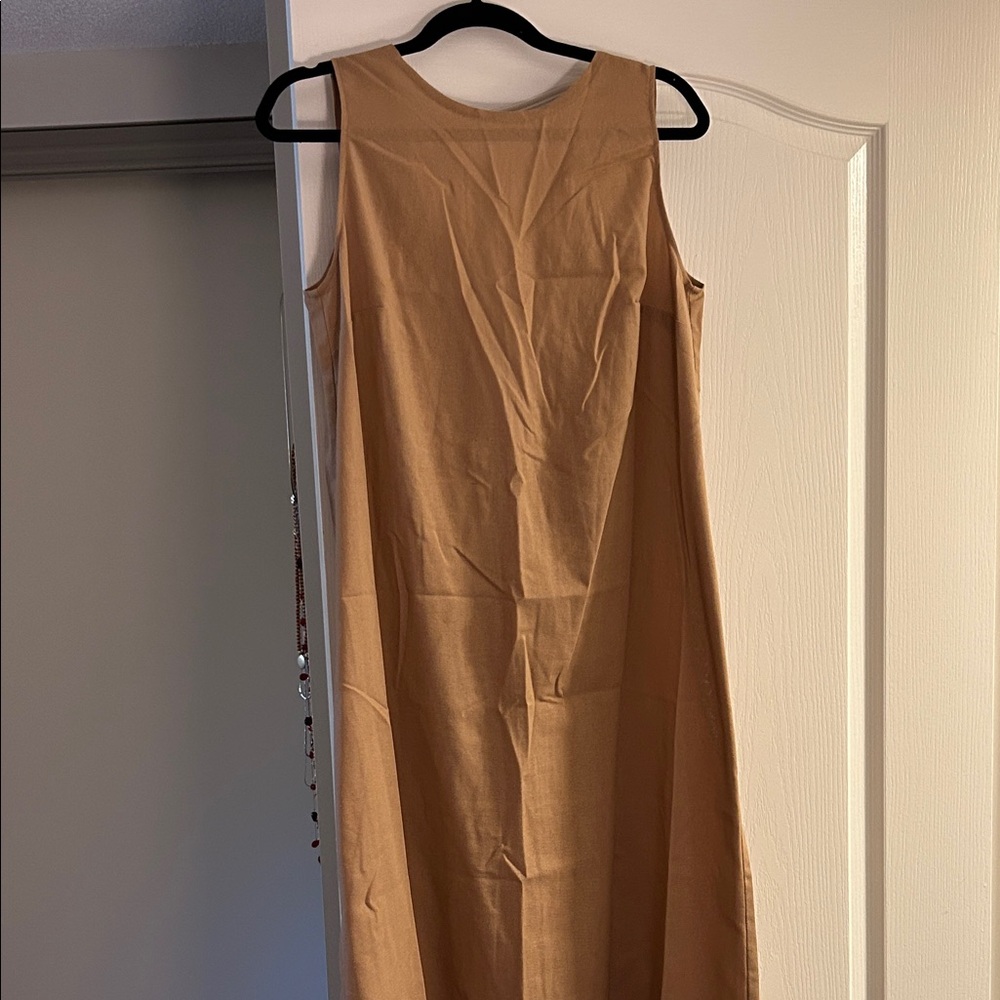 Maxi Tan low back Dress